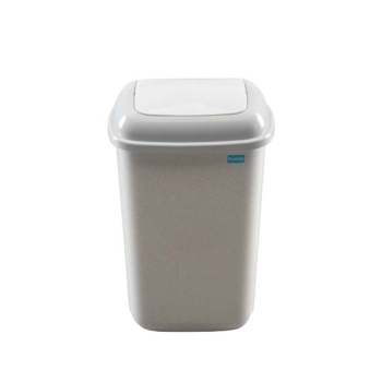 Kosz na śmieci 28l uchylny Quatro - marmur